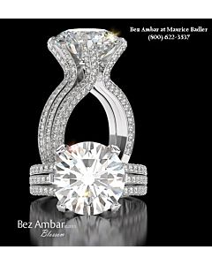 Outstanding Pave Diamond Engagement Ring