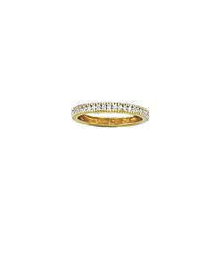 Prong Set Diamond Guard Ring, size 6.5